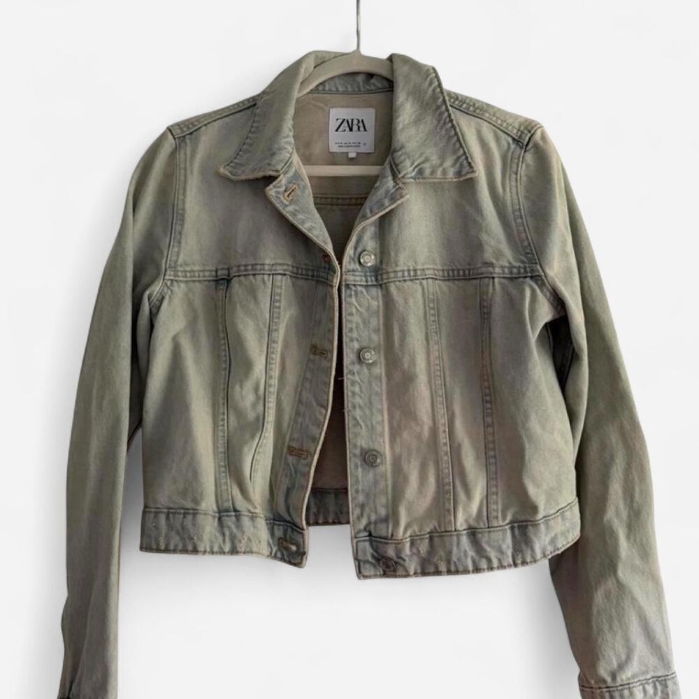 Zara Women's Green and Blue Jacket
